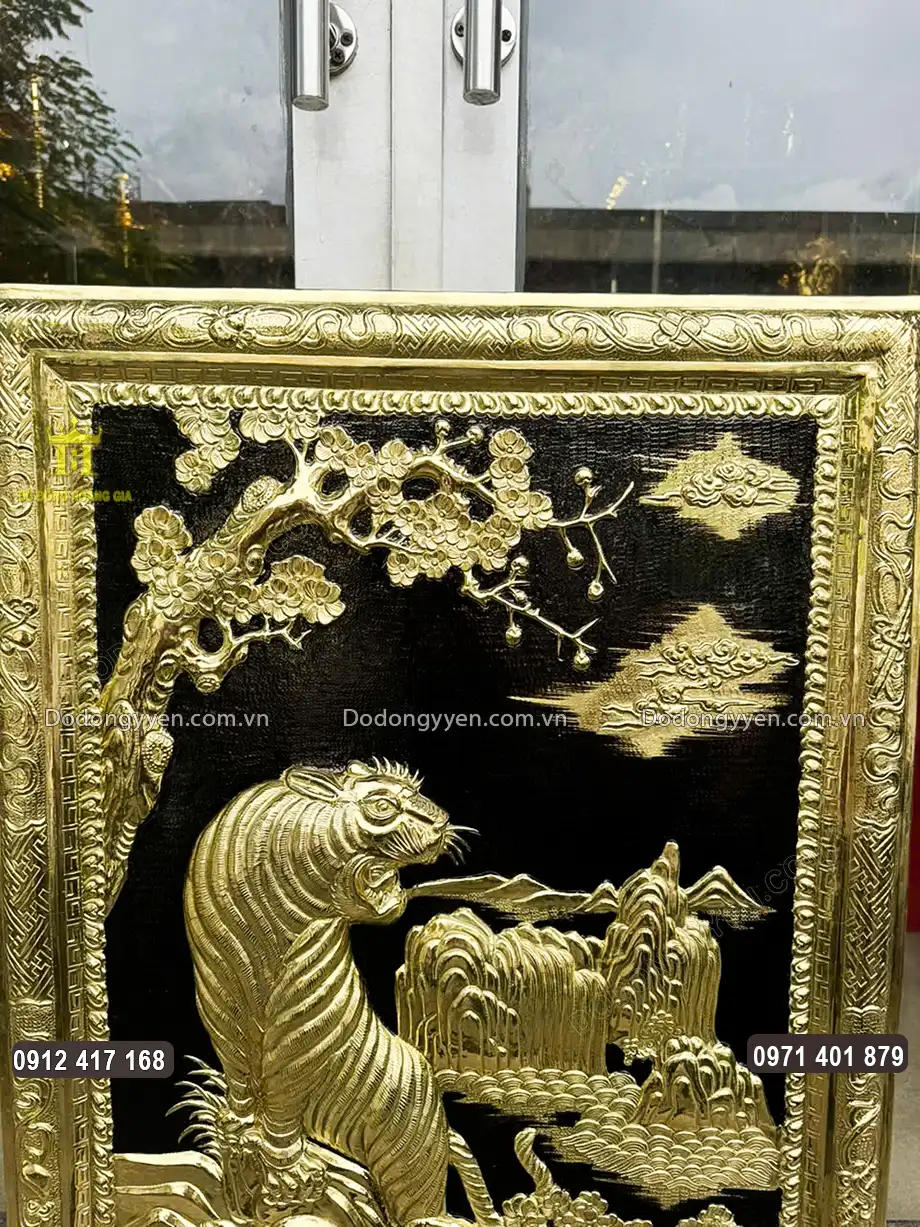 Khung tranh liền đồng v&ocirc; c&ugrave;ng chắc chắn